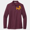 Ladies Silk Touch Long Sleeve Polo Thumbnail