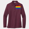 Ladies Silk Touch Long Sleeve Polo Thumbnail
