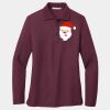 Ladies Silk Touch Long Sleeve Polo Thumbnail