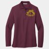 Ladies Silk Touch Long Sleeve Polo Thumbnail