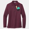 Ladies Silk Touch Long Sleeve Polo Thumbnail