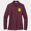 Ladies Silk Touch Long Sleeve Polo Thumbnail