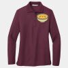 Ladies Silk Touch Long Sleeve Polo Thumbnail