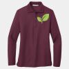 Ladies Silk Touch Long Sleeve Polo Thumbnail