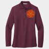 Ladies Silk Touch Long Sleeve Polo Thumbnail