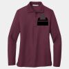 Ladies Silk Touch Long Sleeve Polo Thumbnail