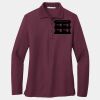 Ladies Silk Touch Long Sleeve Polo Thumbnail