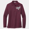 Ladies Silk Touch Long Sleeve Polo Thumbnail