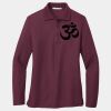 Ladies Silk Touch Long Sleeve Polo Thumbnail