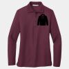 Ladies Silk Touch Long Sleeve Polo Thumbnail