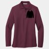 Ladies Silk Touch Long Sleeve Polo Thumbnail