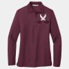Ladies Silk Touch Long Sleeve Polo Thumbnail