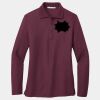 Ladies Silk Touch Long Sleeve Polo Thumbnail
