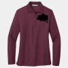 Ladies Silk Touch Long Sleeve Polo Thumbnail