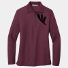 Ladies Silk Touch Long Sleeve Polo Thumbnail