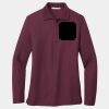 Ladies Silk Touch Long Sleeve Polo Thumbnail