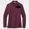 Ladies Silk Touch Long Sleeve Polo Thumbnail