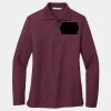 Ladies Silk Touch Long Sleeve Polo Thumbnail