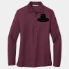 Ladies Silk Touch Long Sleeve Polo Thumbnail