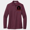 Ladies Silk Touch Long Sleeve Polo Thumbnail