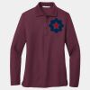 Ladies Silk Touch Long Sleeve Polo Thumbnail