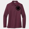 Ladies Silk Touch Long Sleeve Polo Thumbnail
