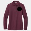 Ladies Silk Touch Long Sleeve Polo Thumbnail