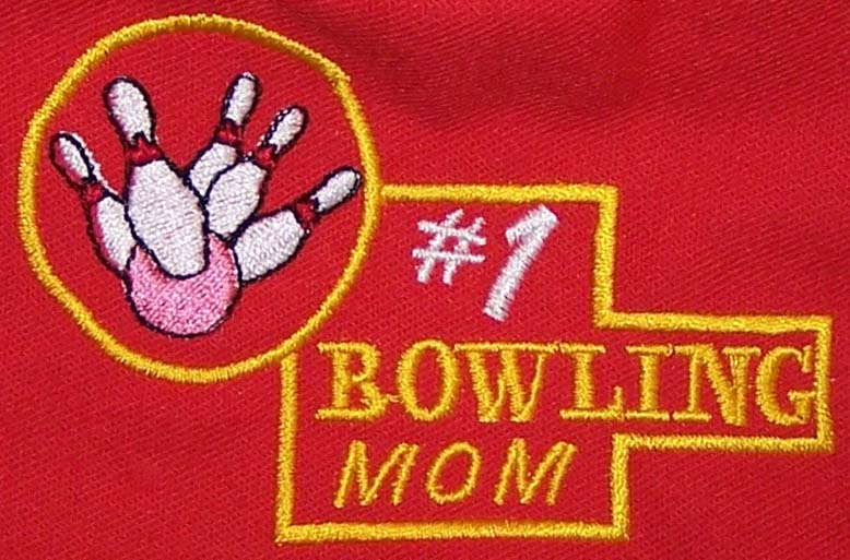 #1 Bowling Mom, Red Chef Hat Torque