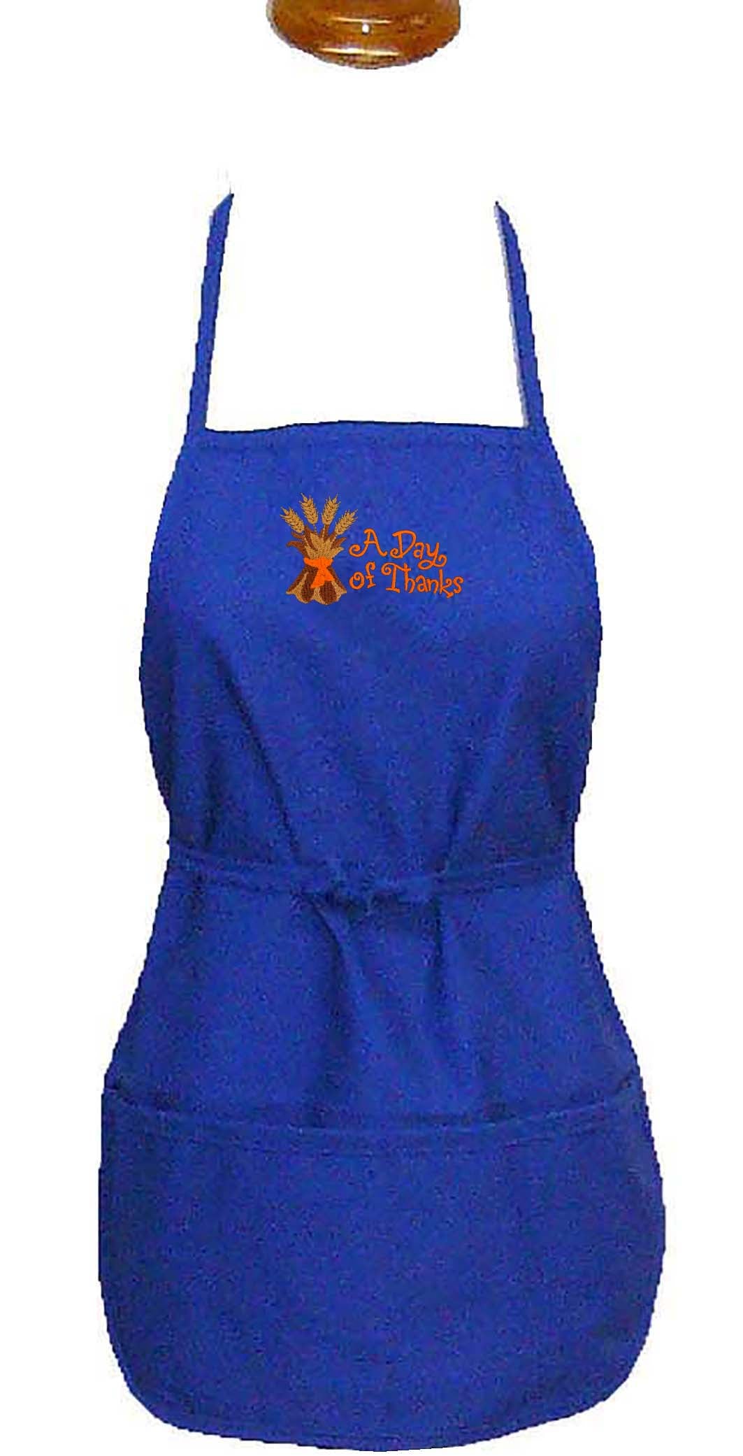 A Day Of Thanks, Blue Youth Small Apron