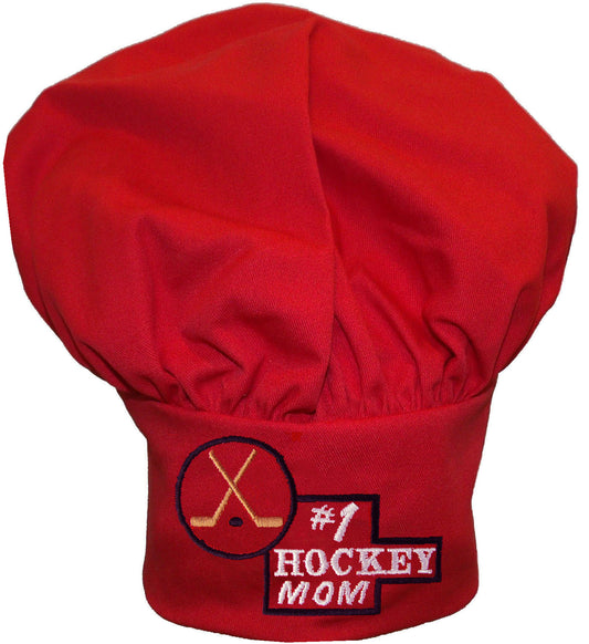 #1 Hockey Mom, Red Chef Hat Torque